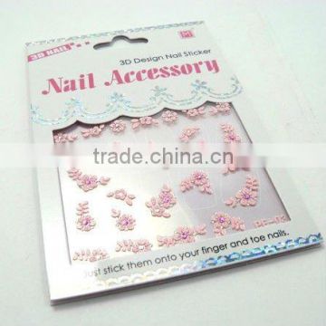 Nail art 3D decal/ nail sticker/decorations