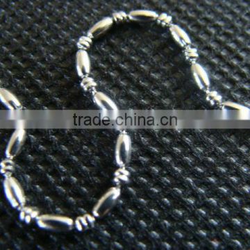 beaded chain bracelet