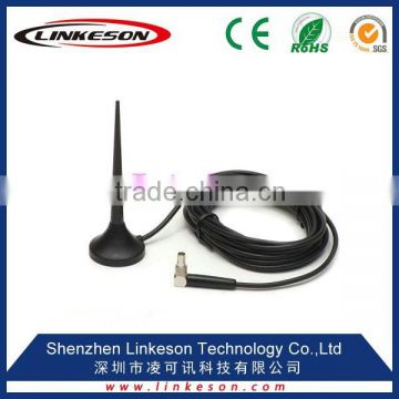 hot sale 3G antenna with crc9 male RG174 cable