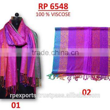 NEW FANCY VISCOSE FINE QUALITY SCARF SHAWL STOLE