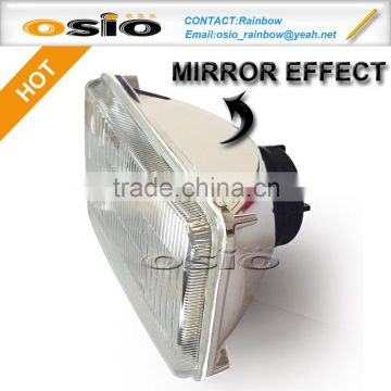 5 inch Square 12V / 24V Auto Halogen mirror Semi Sealed Beam Auto Halogen Lamp Install H4 or HID H4 Xenon Bulb