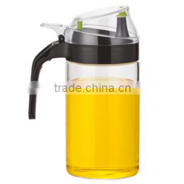 SINOGLASS 1 Pc Air-Tight Oil & Vinegar Jar Borosilicate Glass