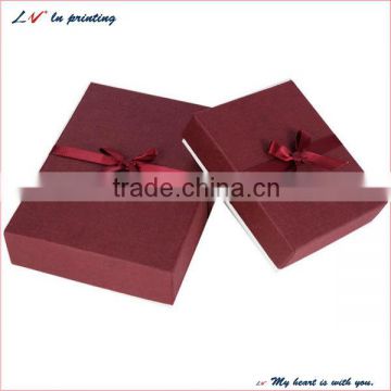 custom plain cheap make paper jewelry box from professional manufacture