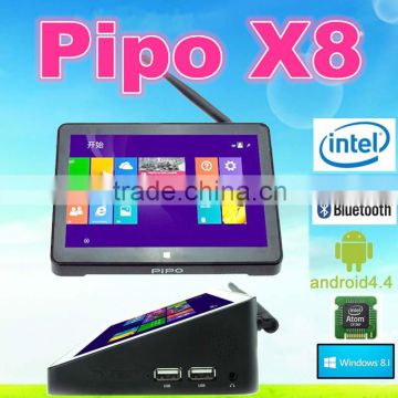 PIPO X8 X7 X7S Mini PC Win 8.1 Android 4.4 Dual Boot Intel Z3736F Quad Core up to 2.16 GHz Media Play 2GB RAM 32GB ROM PiPo X8