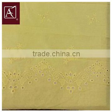 100% Cotton Embroidery Fabric For Dress