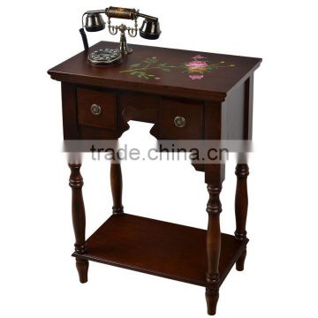 Solid Wood floor Antique Telephone Tables