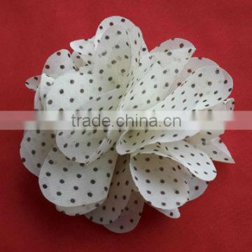 artificial chiffon flower/silk flower/satin flower for decoration