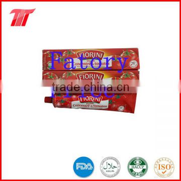 Tube tomato paste 80% purity and factory price