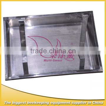 Honey filtering equipments uncapping tray for sale