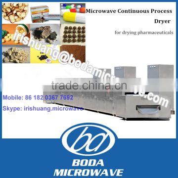 Industrial microwave herb extract drying machine