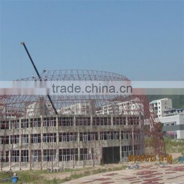 High quality prefabricated steel dome roof