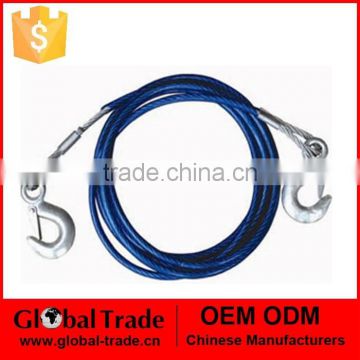 Steel Cable Tow Rope.Steel Tow Cable /Hooks Wire Towing Rope Car Truck. A1627.