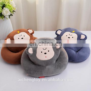 new products creative design plush animal monkey pattern hand warmer