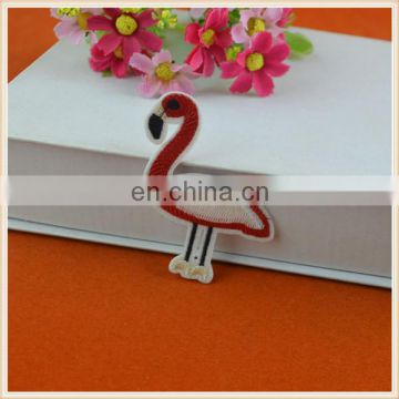 New style fashion design embroidery red-crowned crane patches for children clothing