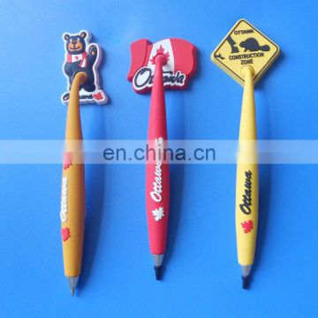 ottawa construction zone 3D Canada flag and maple magnetic ball point pen