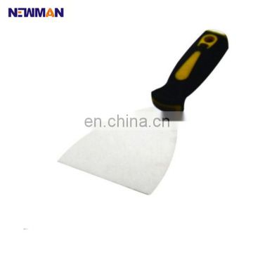 Professional Factory Steel Stainless Blade Rubber Handle Putty Knife
