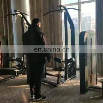 Manufacturer Supply Gym Commercial Dual Function Equipment Lat Pulldown Machine Seated Row Machine