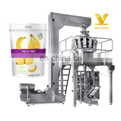Dried Fruit Slices Stand Up Pouch Doypack Corn Flake Packing Machine