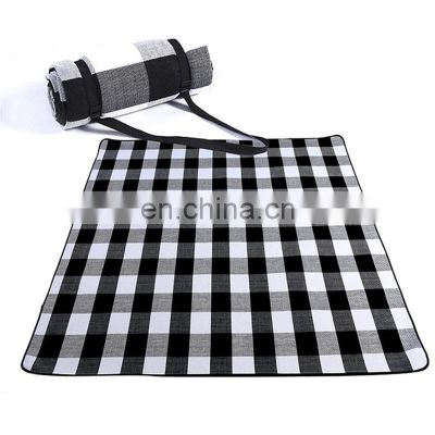 Portable plastic pp outdoor camping mat for picnic acrylic fibers sponge beach blanket mats