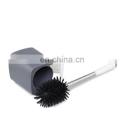 Bathroom Self Cleaning Toilet Brush Soft TPR Silicone Brushes
