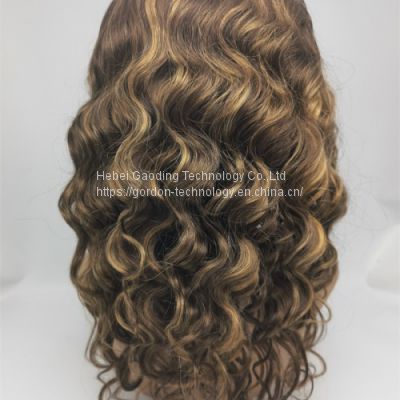 13x6 Lace Front Wavy Human Hair Wig with Factory Price