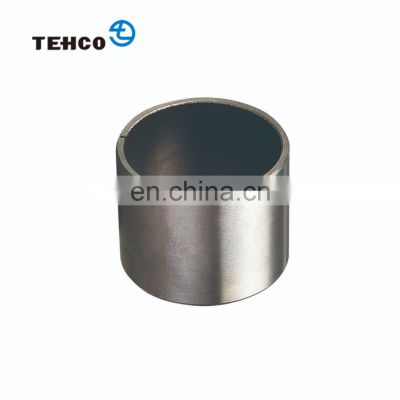 TCB100 Steel DU Sleeve Self Lubricating Oilless Metal PTFE Bush DIN1494 Standard Print Machine Oil Sliding Pap Bushing Bearing