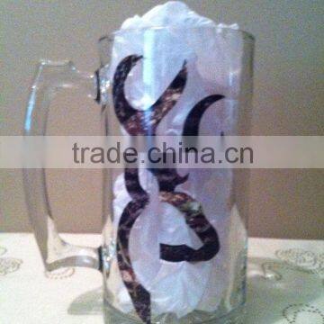 large printing beer glass mug