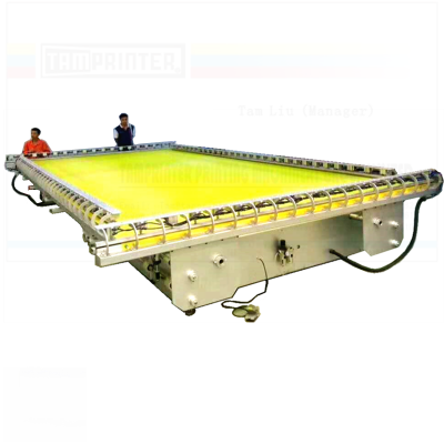 Fully automatic powerful gas-electricity hybrid mesh Stretching Machine
