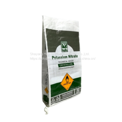 PP woven bags with single fold and single seam anti slip and anti UV thread feed