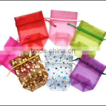 cheap new custom promotion organza gift pouch