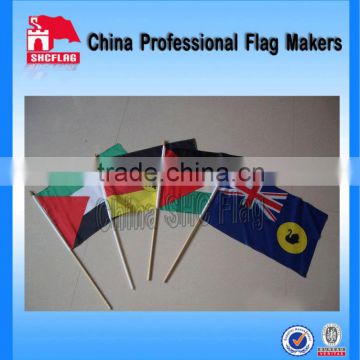2014 World Cup Colorful Sports Hand Flags National Flag