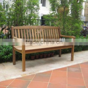 Outdoor waterproof cheap solid wood garden bench chair