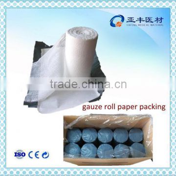 2016 gauze roll, 4ply 36''x100yards medical absorbent gauze roll