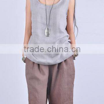 linen tank top stock tank top guangzhou garment factory