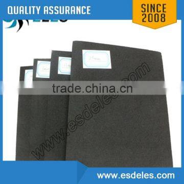 black conductive EVA foam antistatic foam thickness 3/5/10/13/16/25mm