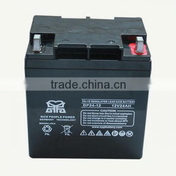 lead acid battery 12v24ah maintenace free rechargeable battery for UPS/car/solar power