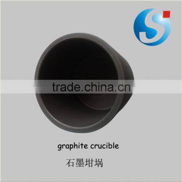 Continuous casting graphite crucibles