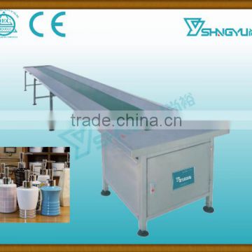 High quality stainless steel nylon belt table conveyor for production line