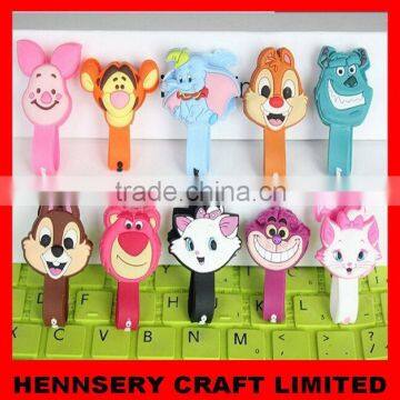 customized shape and logo soft pvc rubber earphone cable holder                        
                                                Quality Choice