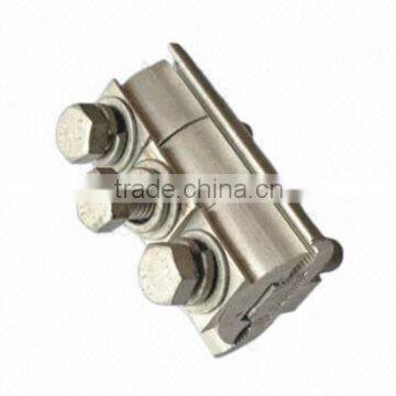 Parallel groove clamps for copper wire