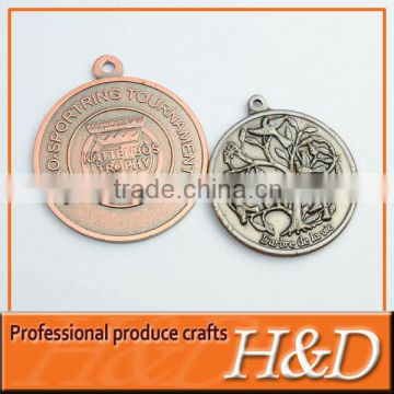 antique silver bronze award metal medal