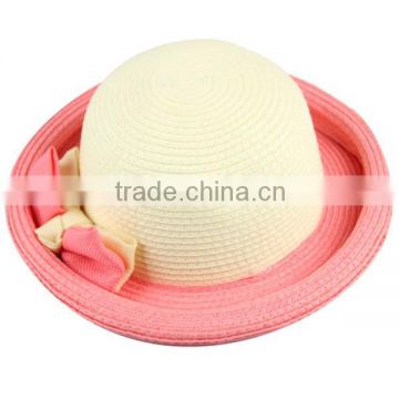 Hotsale mexican straw hats breathable coffee fedora straw hat with ribbon Summer cool strawhat