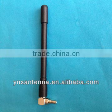 3G modem rubber antenna with SMA/CRC9/TS9 connector