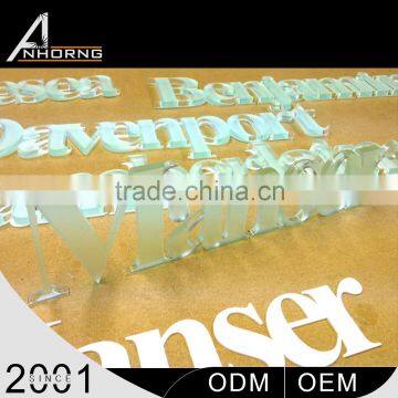 High Quality Competive Price Smooth Line Solid Acrylic Letter Sign Both Indoor And Outdoor