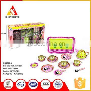 Mult-colors full tea set popular gift toy for kid