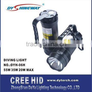 the most bright diving torch,DYL-06078,handle diivng torch,,7pcs XML-2 LED,7000lumen,9000mah rechargeable lion battery, 3 hours