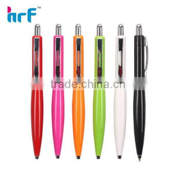 Fat ballpoint pen with hooks for promotional