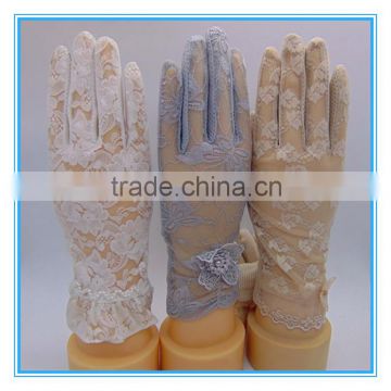 Summer Breathable Lace Coated Children UV Gloves & Mittens