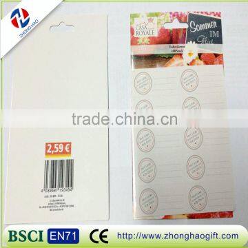 2016 cheap price paperl sticker