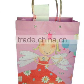 Fairy paper bag with plastic handle